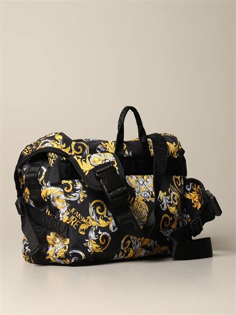 denim versace bag|Versace jeans bags outlet.